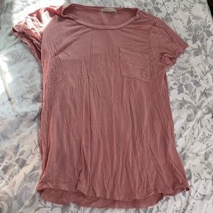 Pink super soft shirt, active basics size small